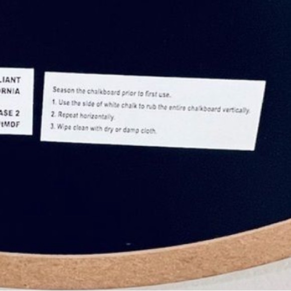 Hanging Beaded Round Chalkboard - Picture 5 of 7